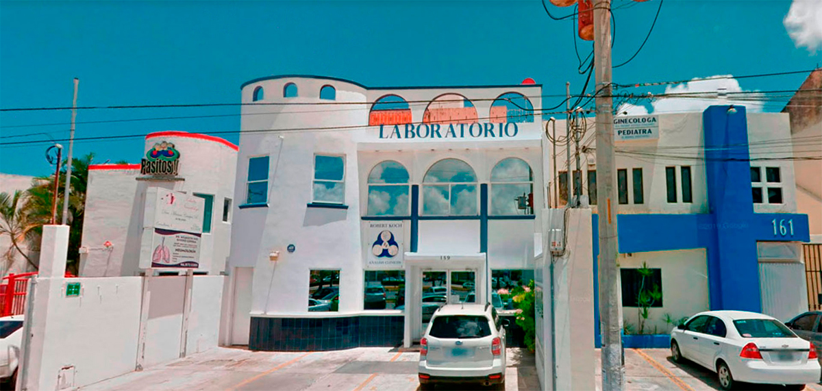 Vista exterior del laboratorio en cancun
